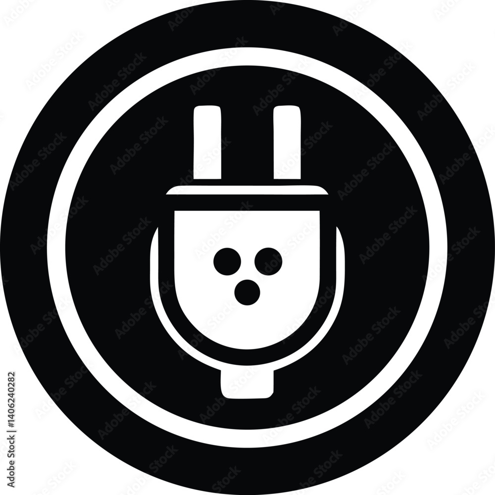 power socket vector icon power socket vector icon