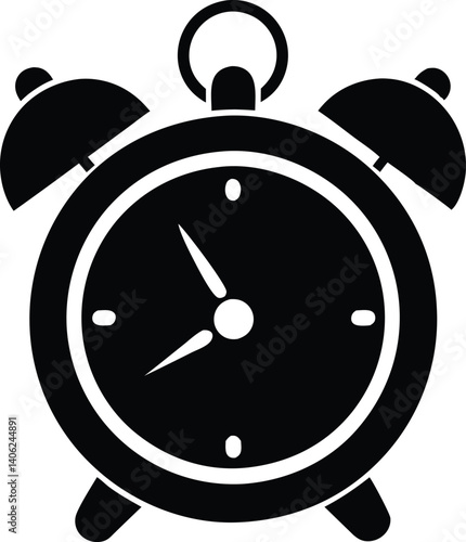 black alarm clock