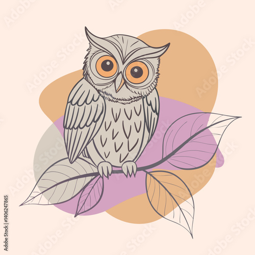 owl on branch