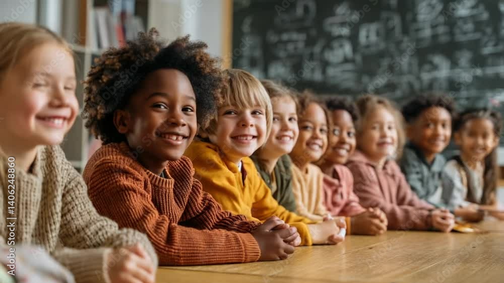 Kids Collaborating in a Diverse Classroom Generative AI Kids Collaborating in a Diverse Classroom Generative AI