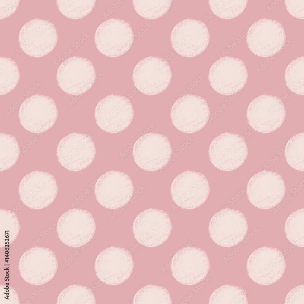 classic polka dots seamless pattern on pink background. textured surface pattern design for fabric, textile, wallpaper, wrapping paper, and print classic polka dots seamless pattern on pink background. textured surface pattern design for fabric, textile, wallpaper, wrapping paper, and print
