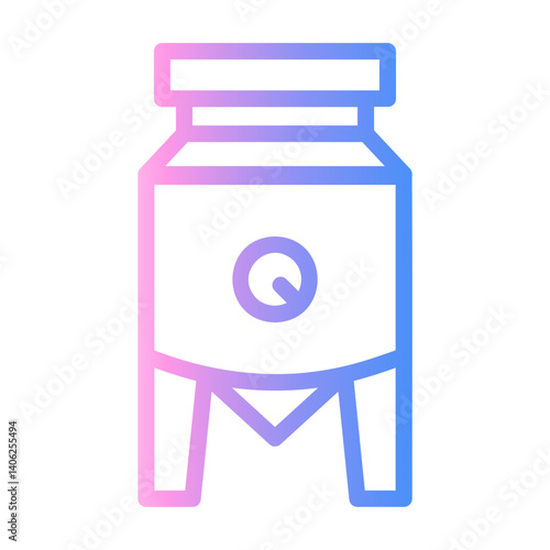 fermentation Line Gradient Icon