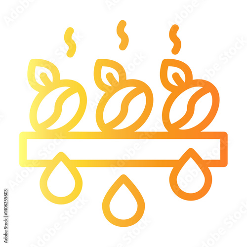roasted Line Gradient Icon