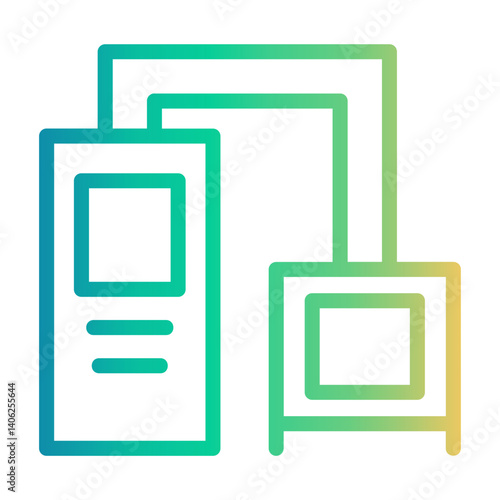 wine Line Gradient Icon