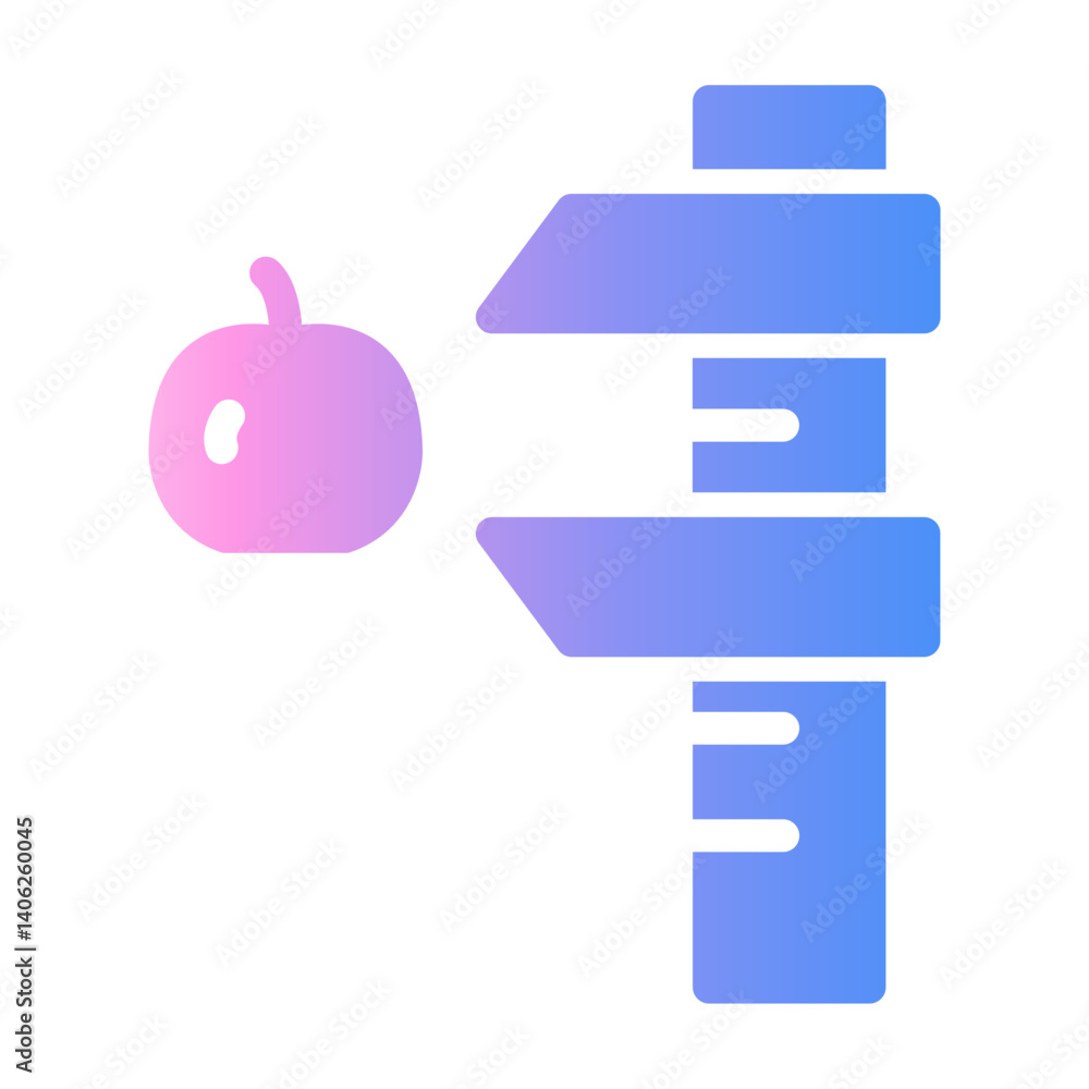 Obraz premium quality control Gradient icon