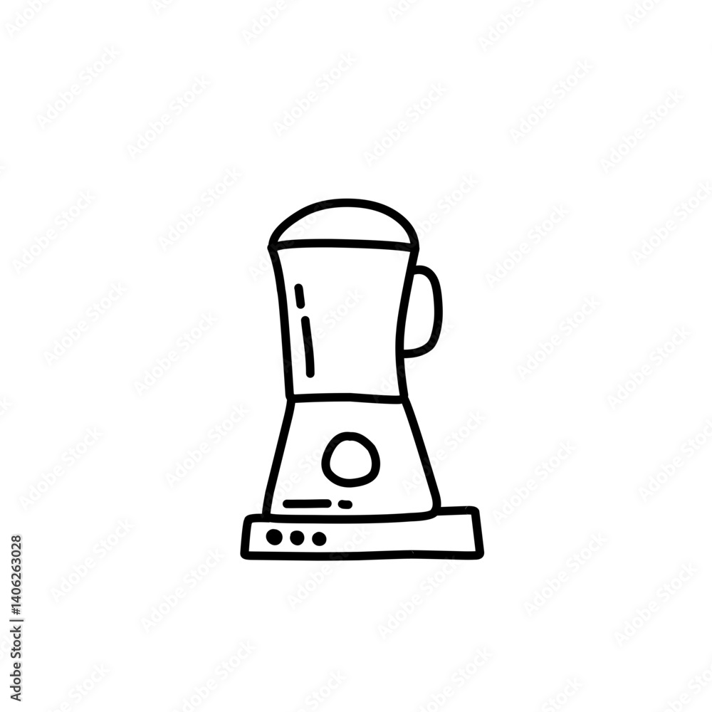 electronics doodle line icon electronics doodle line icon