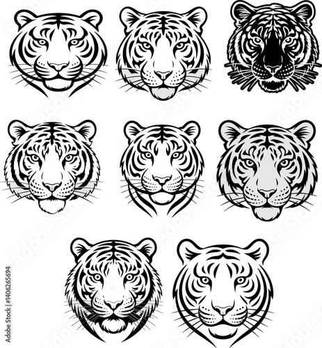 tiger  vector file image