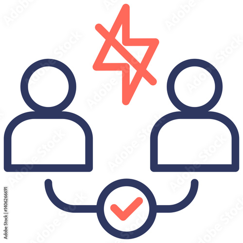 Conflict Resolution Icon