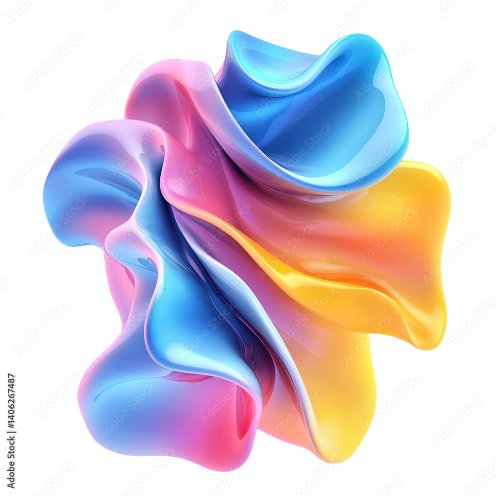 Obraz premium Abstract Colorful Fluid Art.