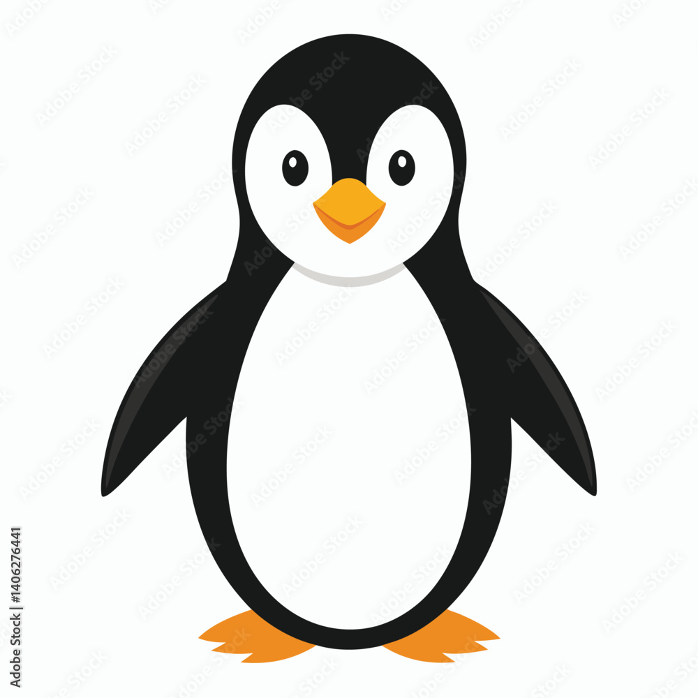 Obraz premium Penguin isolated on white background
