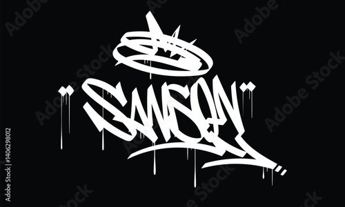 SAMSON graffiti tag style design