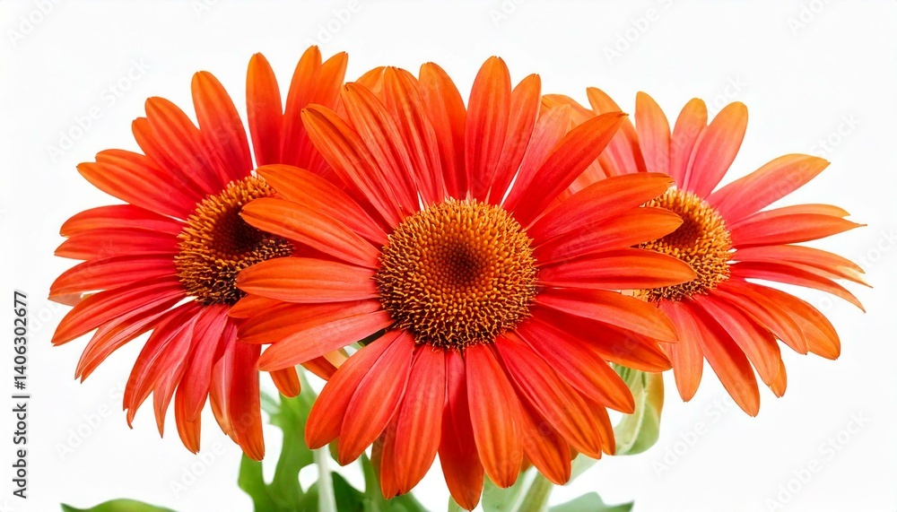 Transvaal daisy in a white background Transvaal daisy in a white background