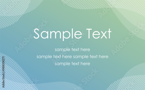 爽やかで抽象的なウェーブの背景素材