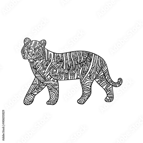 leopard vector illustration
