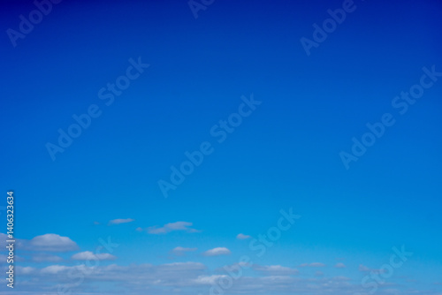Obraz na płótnie Netherlands, Holland, Dutch, clear blue sky with small clouds w salonie