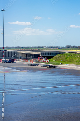 Netherlands, Holland, Dutch, runway at the airport