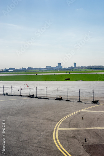 Obraz na płótnie Netherlands, Holland, Dutch, runway at the airport w salonie