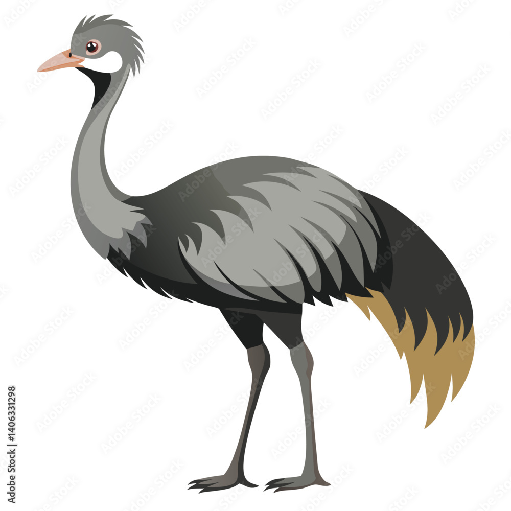 Obraz premium Cuckoo bird isolated on white background