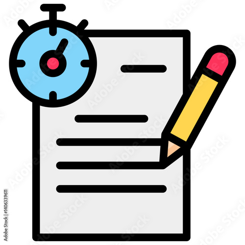 quiz with time limit  icon