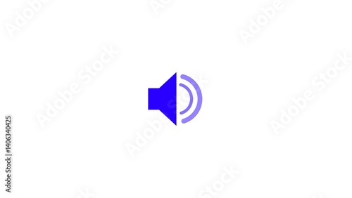 Free Download speaker icon isolated on white background. - GFXLoad