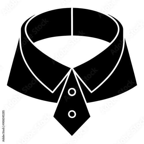modern collar design vector