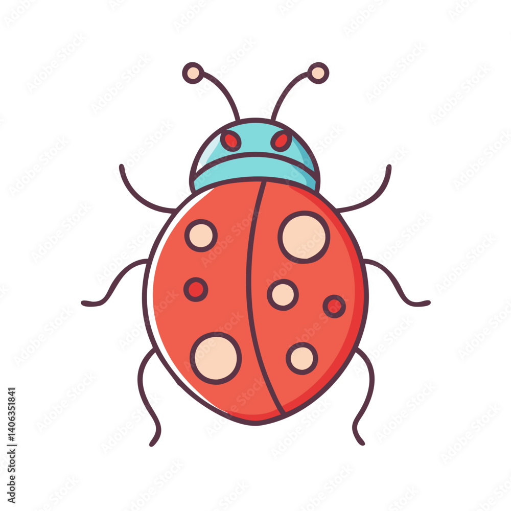 ladybug icon, ladybug vector illustration-simple illustration of ladybug , perfect for ladybug logos and icons ladybug icon, ladybug vector illustration-simple illustration of ladybug , perfect for ladybug logos and icons