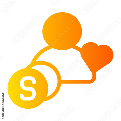 pledge gradient icon