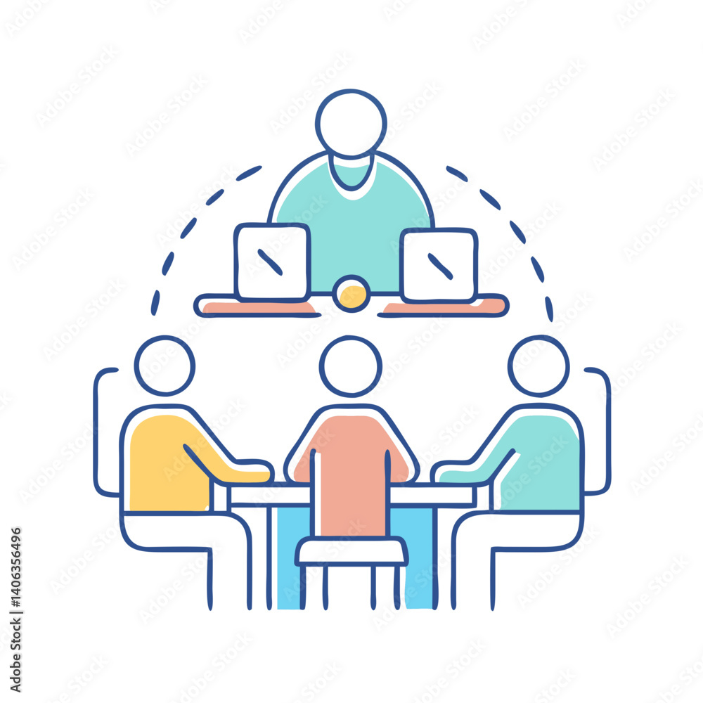 meeting icon, meeting vector illustration-simple illustration of meeting , perfect for meeting logos and icons meeting icon, meeting vector illustration-simple illustration of meeting , perfect for meeting logos and icons