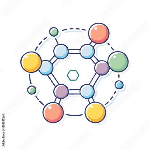molecules  icon, molecules  vector illustration-simple illustration of molecules , perfect for molecules  logos and icons