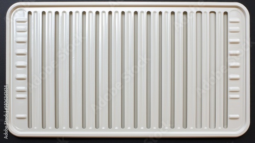 Wallpaper Mural Beige rectangular baking sheet with vertical grooves Torontodigital.ca