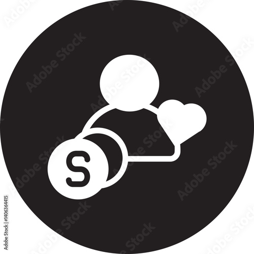 pledge glyph icon