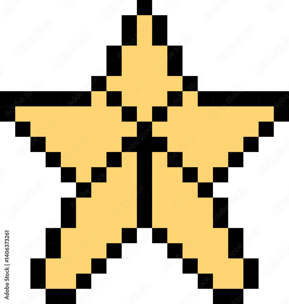 Obraz premium Game Icon Pixel Style Element Set