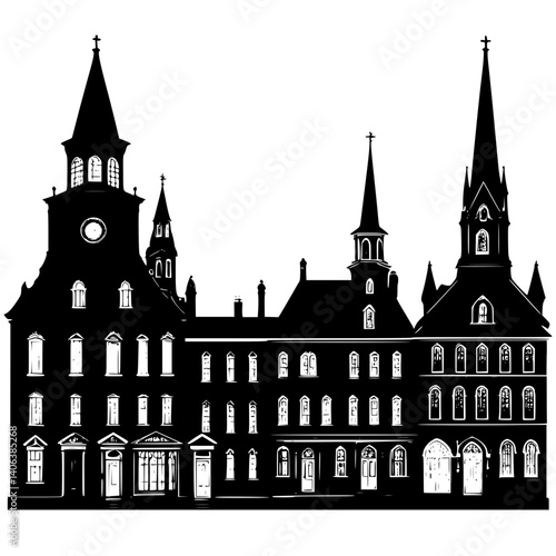 vector illustration of a city