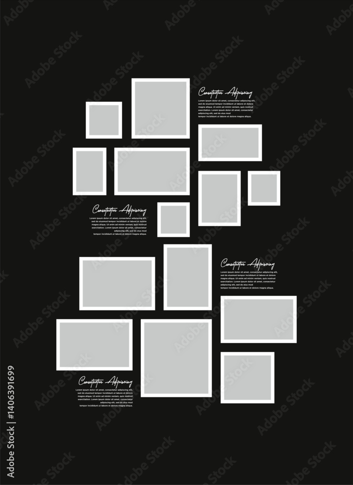 Pictures or photos frame collage abstract photo frames and digital photo wall template Pictures or photos frame collage abstract photo frames and digital photo wall template