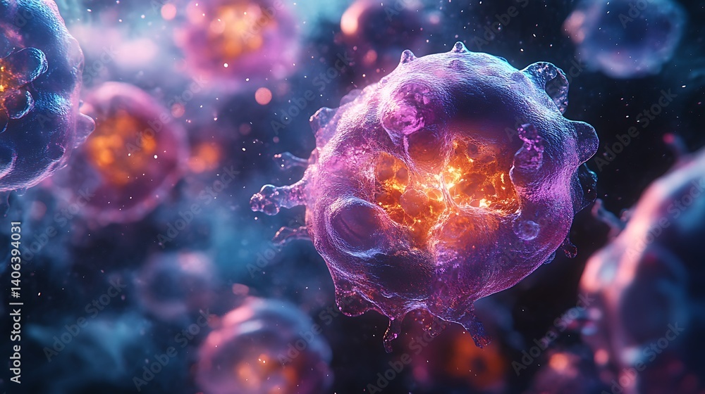 Pathogen Infection Glowing Microorganism Microscopic Digital Background Medical Concept photo Pathogen Infection Glowing Microorganism Microscopic Digital Background Medical Concept photo