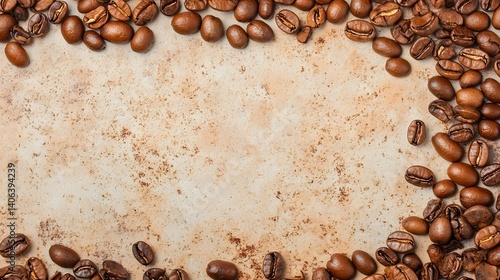 Wallpaper Mural and Rustic Coffee Bean Texture Pattern with Cross-Hatch Effect Torontodigital.ca
