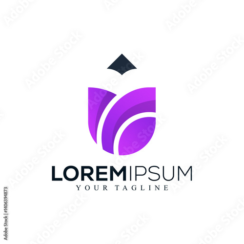 Free Download Abstract pencil logo design - GFXLoad