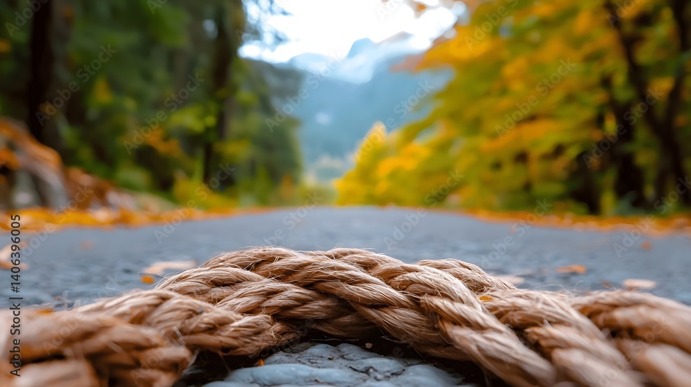 Fototapeta premium Tangled Path Leading to Clarity - Problem Solving and Organization in Nature