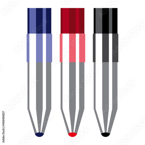 ball pen nib vector drawing.