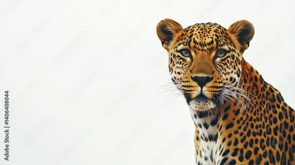 Fototapeta premium Majestic Leopard in the Wild