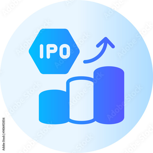 ipo gradient icon