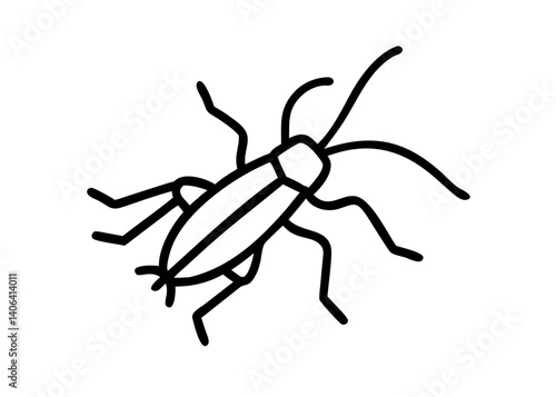 cockroach. Insect Icon.