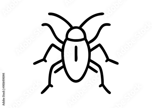 cockroach. Insect Icon.