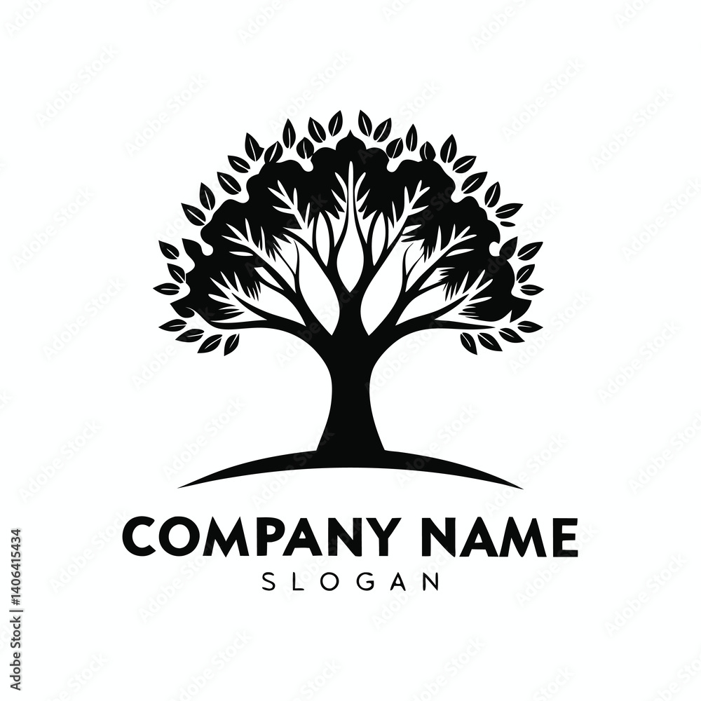 Obraz premium Nature-Inspired Tree Logo