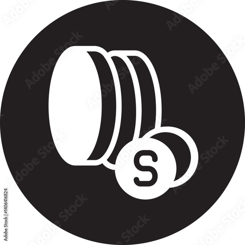 money glyph icon