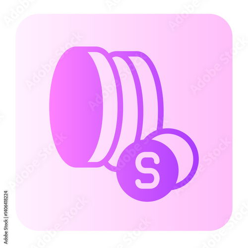 money gradient icon