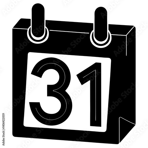 calendar vector all day 1 /31