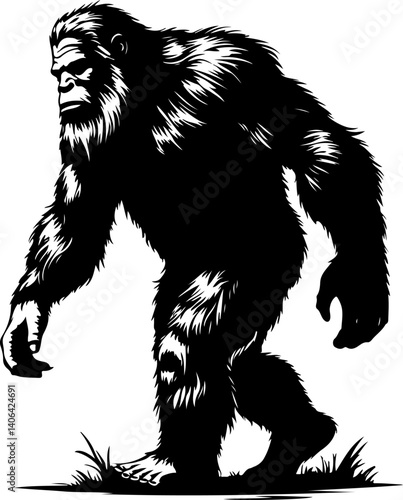 "Shadow of the Wild: Bigfoot in Motion"

"Legend in the Mist: The Walking Sasquatch"

"Myth on the Move: Bigfoot Silhouette"

