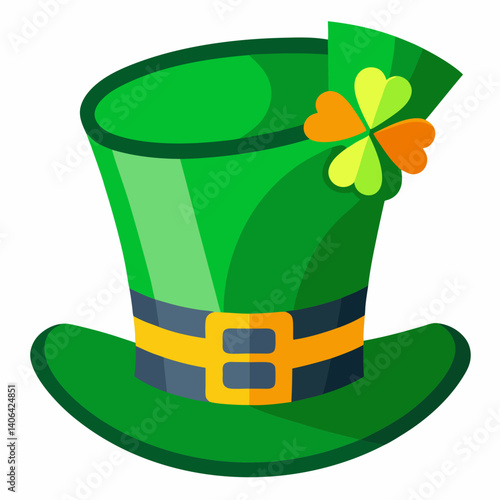 patrick day cap vector design