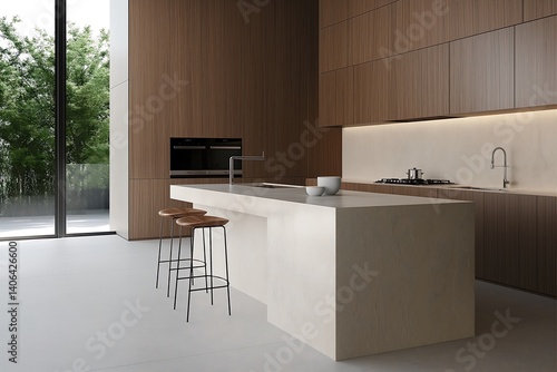 modern kitchen interior